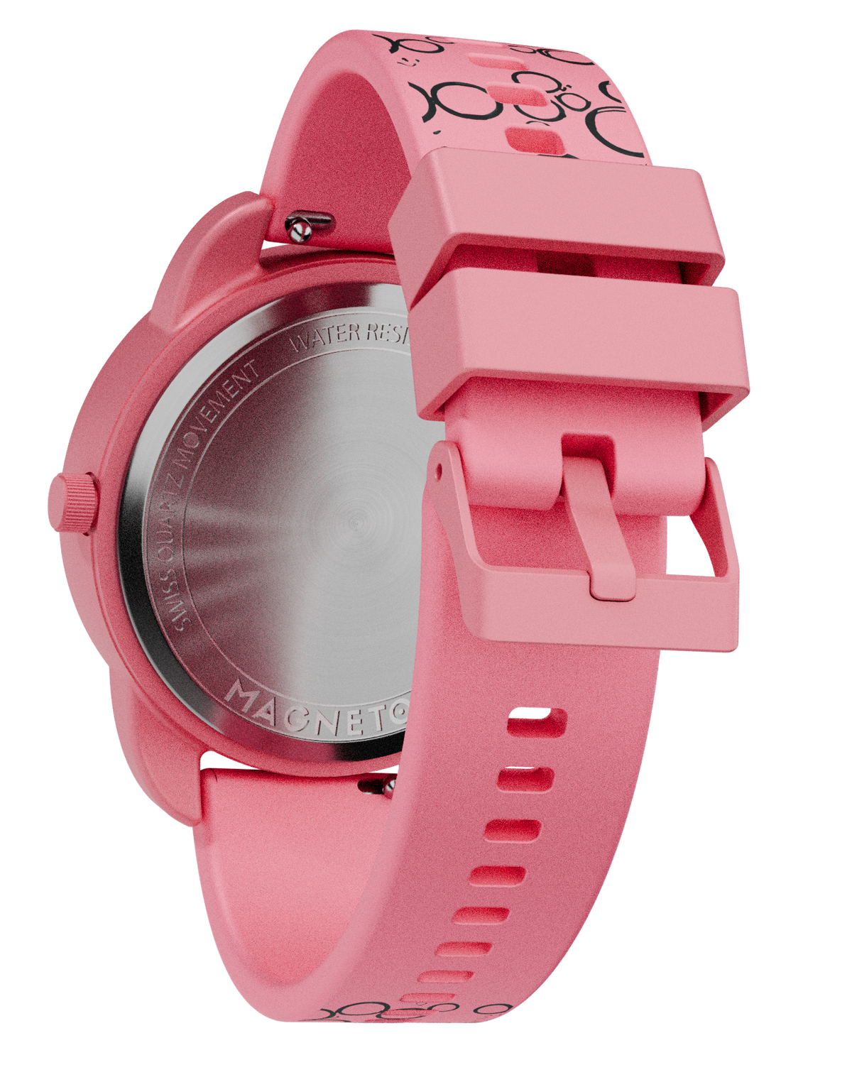 Kinder-Uhr Bubbles Pink