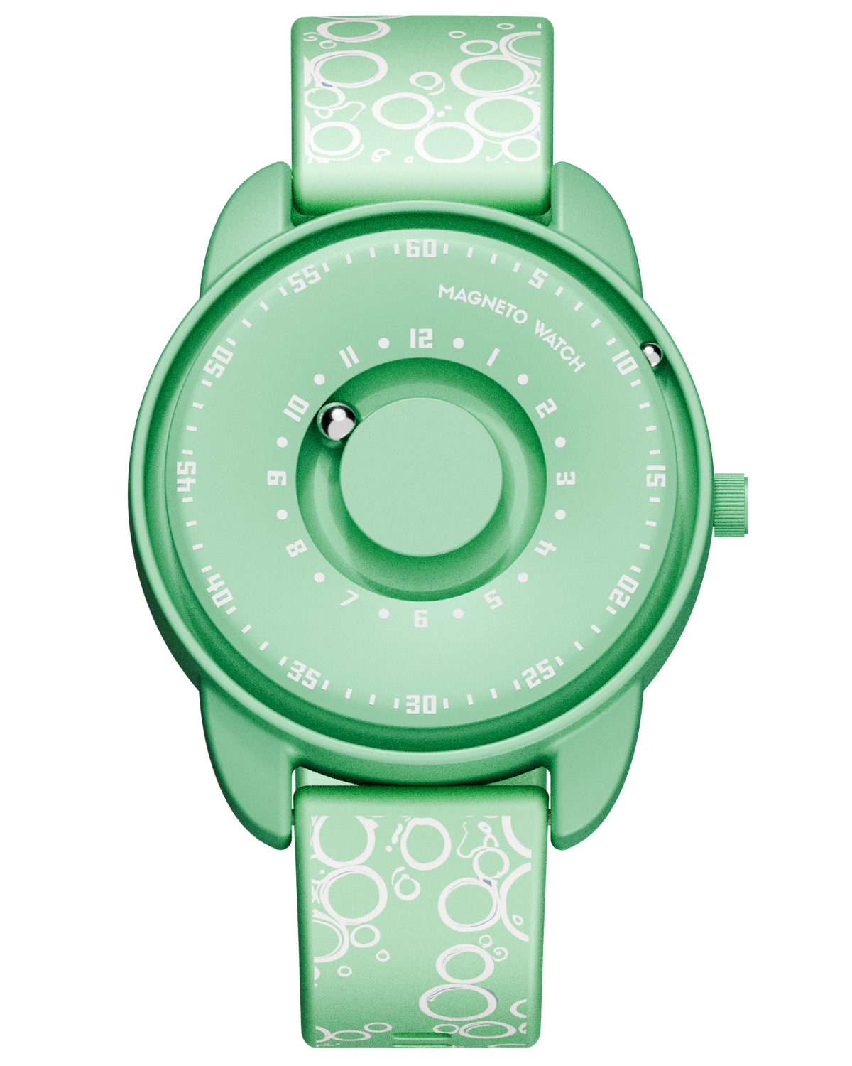 Kinder-Uhr Bubbles Green