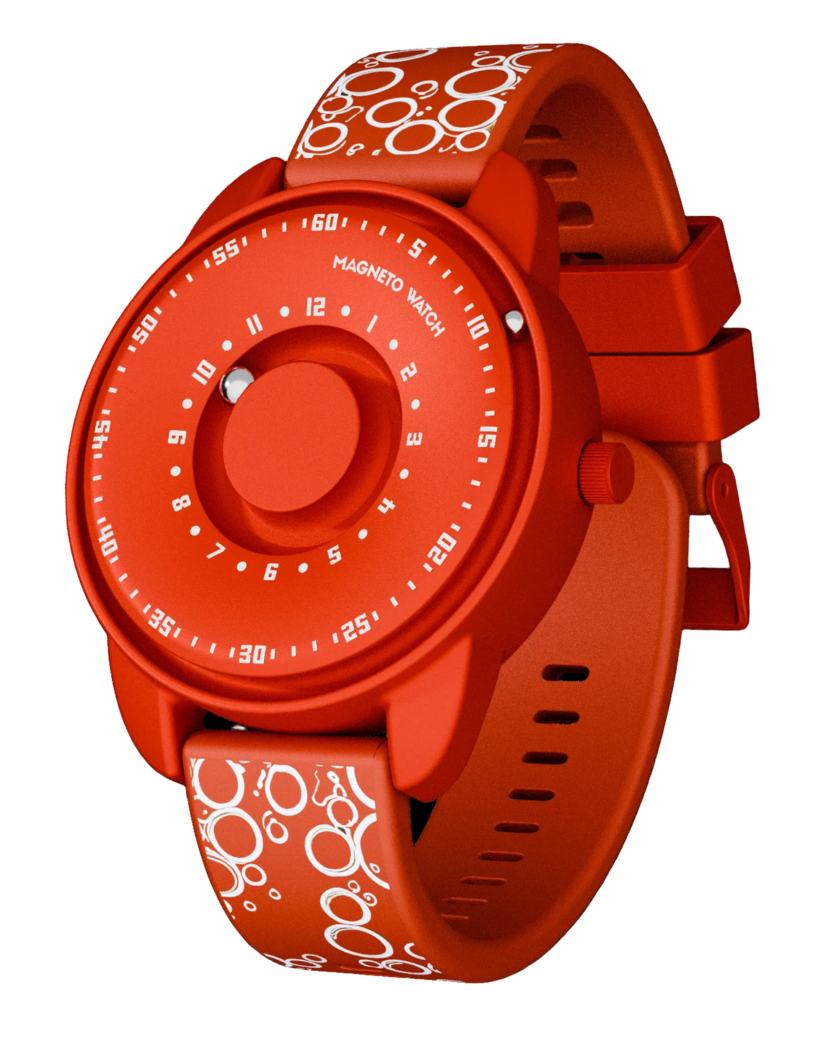 Kinder-Uhr Bubbles Red