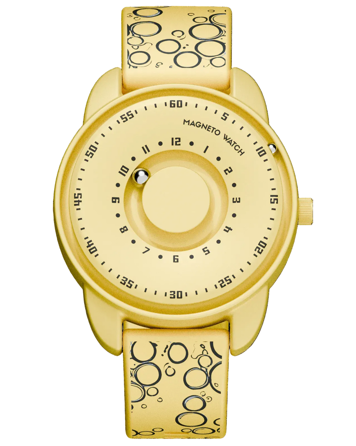 Kinder-Uhr Bubbles Yellow