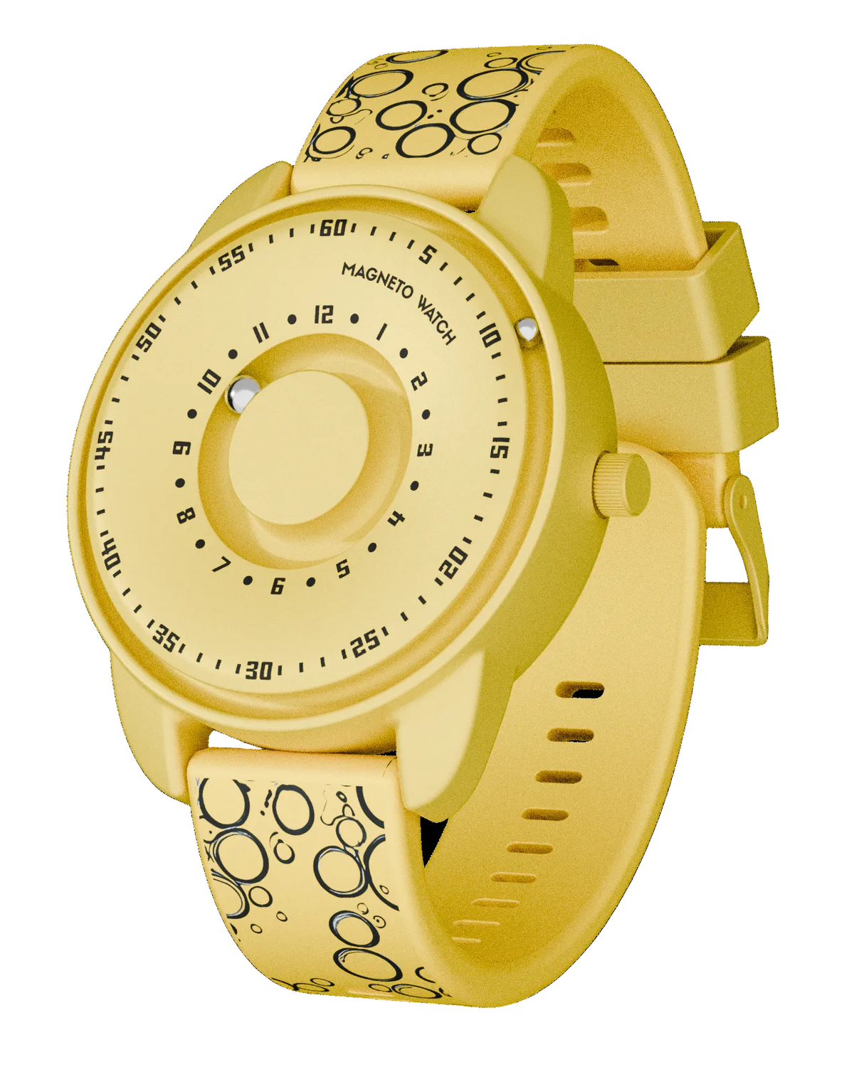 Kinder-Uhr Bubbles Yellow